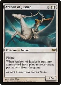 Archon of Justice - Eventide - Magic: The Gathering card