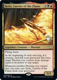 Syrix, Carrier of the Flame - Promo Pack: Streets of New Capenna - Magic: The Gathering card