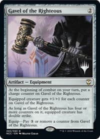 Gavel of the Righteous - Promo Pack: Streets of New Capenna - Magic: The Gathering card