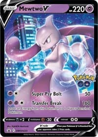 Mewtwo V - SWSH223 - SWSH: Sword & Shield Promo Cards - Pokemon card