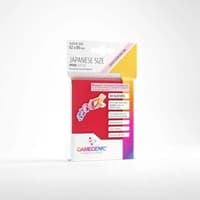 GameGenic Prime Sleeves - Japanese Size - Red (60-Pack) - GameGenic Card Sleeves - Card Sleeves card