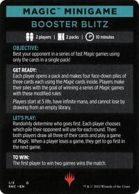 Magic Minigame: Booster Blitz - Streets of New Capenna - Magic: The Gathering card