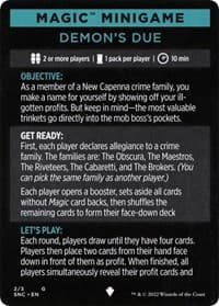 Magic Minigame: Demon's Due - Streets of New Capenna - Magic: The Gathering card