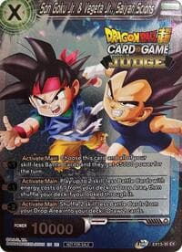 Son Goku Jr. & Vegeta Jr., Saiyan Scions (Judge Pack Vol.11) - Tournament Promotion Cards - Dragon Ball Super: Masters card