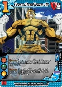 Sugar Rush Power-Up (Quirk Pack 2) - UniVersus: My Hero Academia Promo Cards - UniVersus card