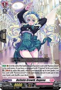 Definite Growth, Rugena - D-LBT02: Lyrical Monasterio ~It's a New School Term!~ - Cardfight Vanguard card