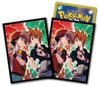 Pokemon TCG: Pokemon Center Japan Exclusive Card Sleeves - Red & Green (64-Pack) - Pokemon International Card Sleeves - Card Sleeves card