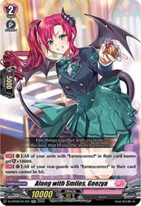 Along with Smiles, Geezya - D-LBT02: Lyrical Monasterio ~It's a New School Term!~ - Cardfight Vanguard card