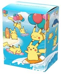 Pokemon Center Japan Exclusive: Naminori Pikachu & Sora Flying Pikachu Deck Box - Pokemon International Deck Boxes - Deck Boxes card