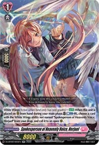 Spokesperson of Heavenly Voice, Herjuel - D-LBT02: Lyrical Monasterio ~It's a New School Term!~ - Cardfight Vanguard card