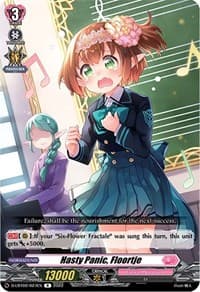 Hasty Panic, Floortje - D-LBT02: Lyrical Monasterio ~It's a New School Term!~ - Cardfight Vanguard card