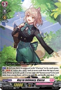 Key to Intimacy, Cucca - D-LBT02: Lyrical Monasterio ~It's a New School Term!~ - Cardfight Vanguard card