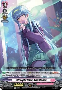 Straight Gaze, Konstanze - D-LBT02: Lyrical Monasterio ~It's a New School Term!~ - Cardfight Vanguard card