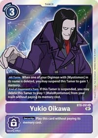 Yukio Oikawa - New Awakening - Digimon Card Game card