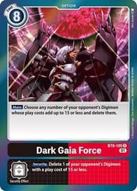 Dark Gaia Force - New Awakening - Digimon Card Game card