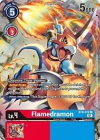Flamedramon (Alternate Art) - New Awakening - Digimon Card Game card