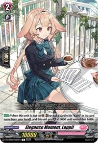 Elegance Moment, Loppil - D-LBT02: Lyrical Monasterio ~It's a New School Term!~ - Cardfight Vanguard card