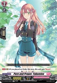 Pure and Proper, Yakomina - D-LBT02: Lyrical Monasterio ~It's a New School Term!~ - Cardfight Vanguard card