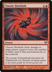 Chaotic Backlash - Eventide - Magic: The Gathering card