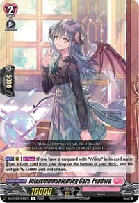 Intercommunicating Gaze, Feodora - D-LBT02: Lyrical Monasterio ~It's a New School Term!~ - Cardfight Vanguard card