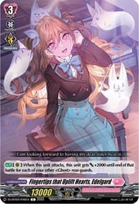 Fingertips that Uplift Hearts, Edelgard - D-LBT02: Lyrical Monasterio ~It's a New School Term!~ - Cardfight Vanguard card