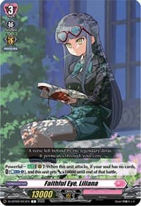 Faithful Eye, Liliana - D-LBT02: Lyrical Monasterio ~It's a New School Term!~ - Cardfight Vanguard card