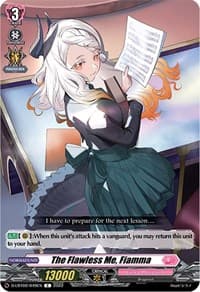 The Flawless Me, Fiamma - D-LBT02: Lyrical Monasterio ~It's a New School Term!~ - Cardfight Vanguard card