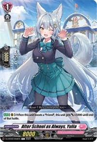 After School as Always, Yulia - D-LBT02: Lyrical Monasterio ~It's a New School Term!~ - Cardfight Vanguard card