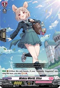 Wakey World, Elisa - D-LBT02: Lyrical Monasterio ~It's a New School Term!~ - Cardfight Vanguard card