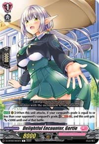 Delightful Encounter, Gertie - D-LBT02: Lyrical Monasterio ~It's a New School Term!~ - Cardfight Vanguard card