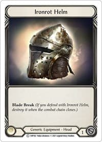 Ironrot Helm - History Pack Vol.1 - Flesh and Blood TCG card