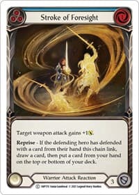 Stroke of Foresight (Blue) - History Pack Vol.1 - Flesh and Blood TCG card