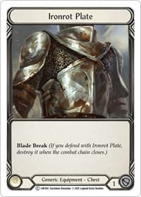 Ironrot Plate - History Pack Vol.1 - Flesh and Blood TCG card