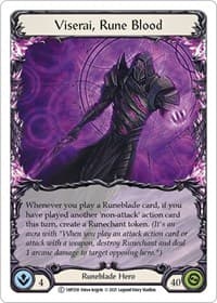 Viserai, Rune Blood - History Pack Vol.1 - Flesh and Blood TCG card
