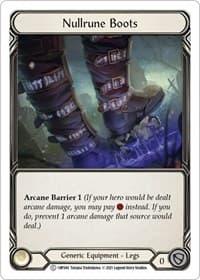 Nullrune Boots - History Pack Vol.1 - Flesh and Blood TCG card