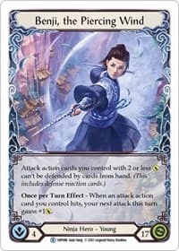 Benji, the Piercing Wind - History Pack Vol.1 - Flesh and Blood TCG card