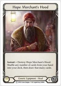 Hope Merchant's Hood - History Pack Vol.1 - Flesh and Blood TCG card