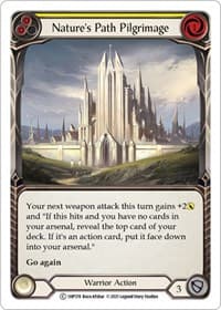 Nature's Path Pilgrimage (Yellow) - History Pack Vol.1 - Flesh and Blood TCG card
