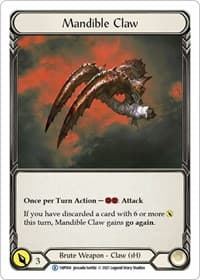 Mandible Claw (1HP004) - History Pack Vol.1 - Flesh and Blood TCG card