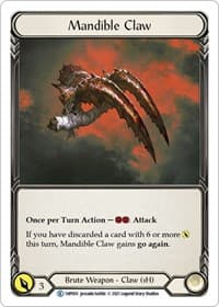 Mandible Claw (1HP005) - History Pack Vol.1 - Flesh and Blood TCG card