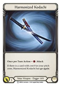 Harmonized Kodachi (1HP092) - History Pack Vol.1 - Flesh and Blood TCG card