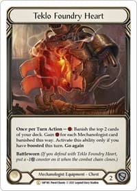 Teklo Foundry Heart - History Pack Vol.1 - Flesh and Blood TCG card