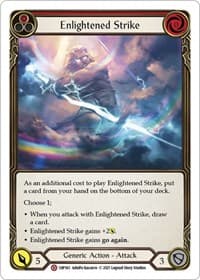 Enlightened Strike - History Pack Vol.1 - Flesh and Blood TCG card