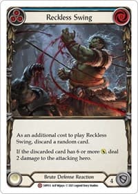 Reckless Swing - History Pack Vol.1 - Flesh and Blood TCG card