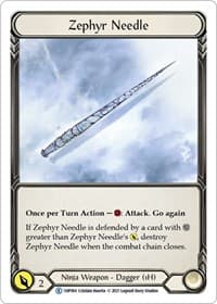 Zephyr Needle (1HP094) - History Pack Vol.1 - Flesh and Blood TCG card