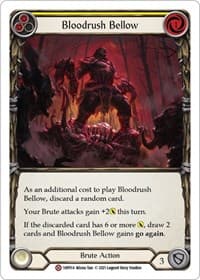 Bloodrush Bellow - History Pack Vol.1 - Flesh and Blood TCG card