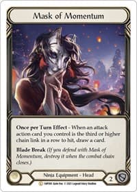 Mask of Momentum - History Pack Vol.1 - Flesh and Blood TCG card