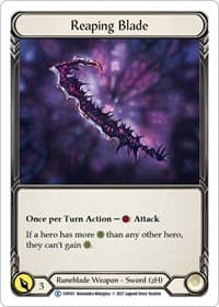 Reaping Blade - History Pack Vol.1 - Flesh and Blood TCG card