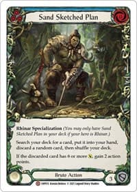 Sand Sketched Plan - History Pack Vol.1 - Flesh and Blood TCG card