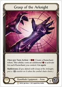 Grasp of the Arknight - History Pack Vol.1 - Flesh and Blood TCG card